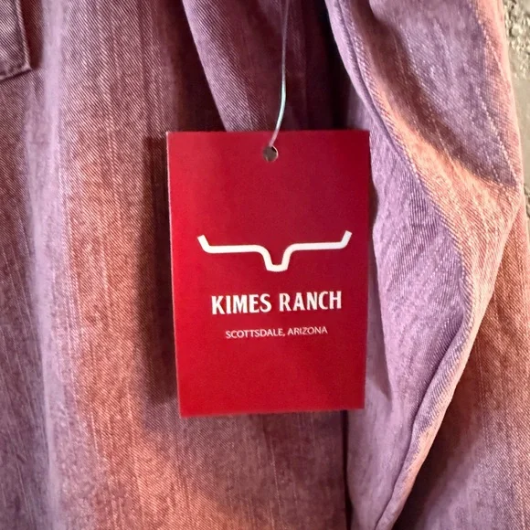 Kimes Ranch Mauve Button-Up Shirt - Picture 2 of 3